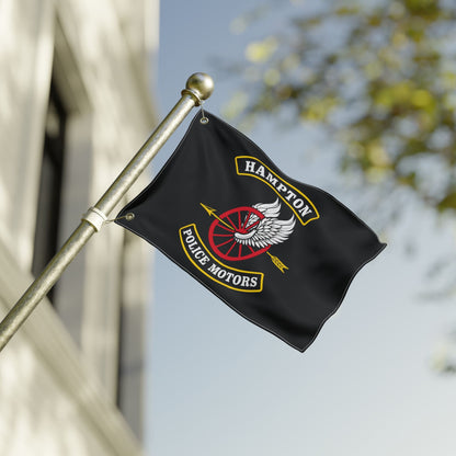 Home Decor - Hampton Police Motors — Double-Sided Flag - CUSTOM from SHIRT MONSTERS