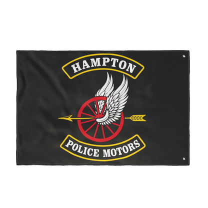 Home Decor - Hampton Police Motors — Double-Sided Flag - CUSTOM from SHIRT MONSTERS