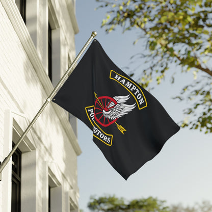 Home Decor - Hampton Police Motors — Double-Sided Flag - CUSTOM from SHIRT MONSTERS