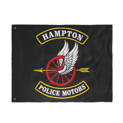 Home Decor - Hampton Police Motors — Double-Sided Flag - CUSTOM from SHIRT MONSTERS