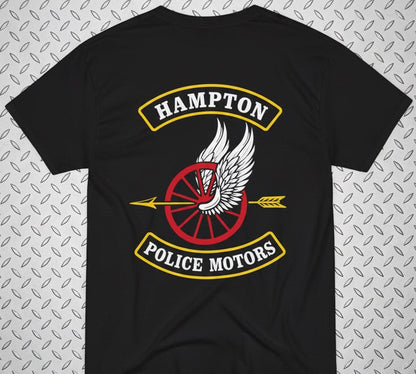 T-Shirt - Hampton Police Motors - Gildan 5000 - CUSTOM from SHIRT MONSTERS