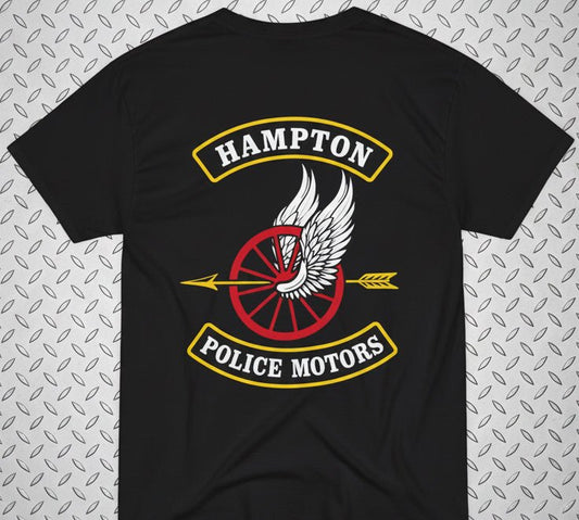 T-Shirt - Hampton Police Motors - Gildan 5000 - CUSTOM from SHIRT MONSTERS