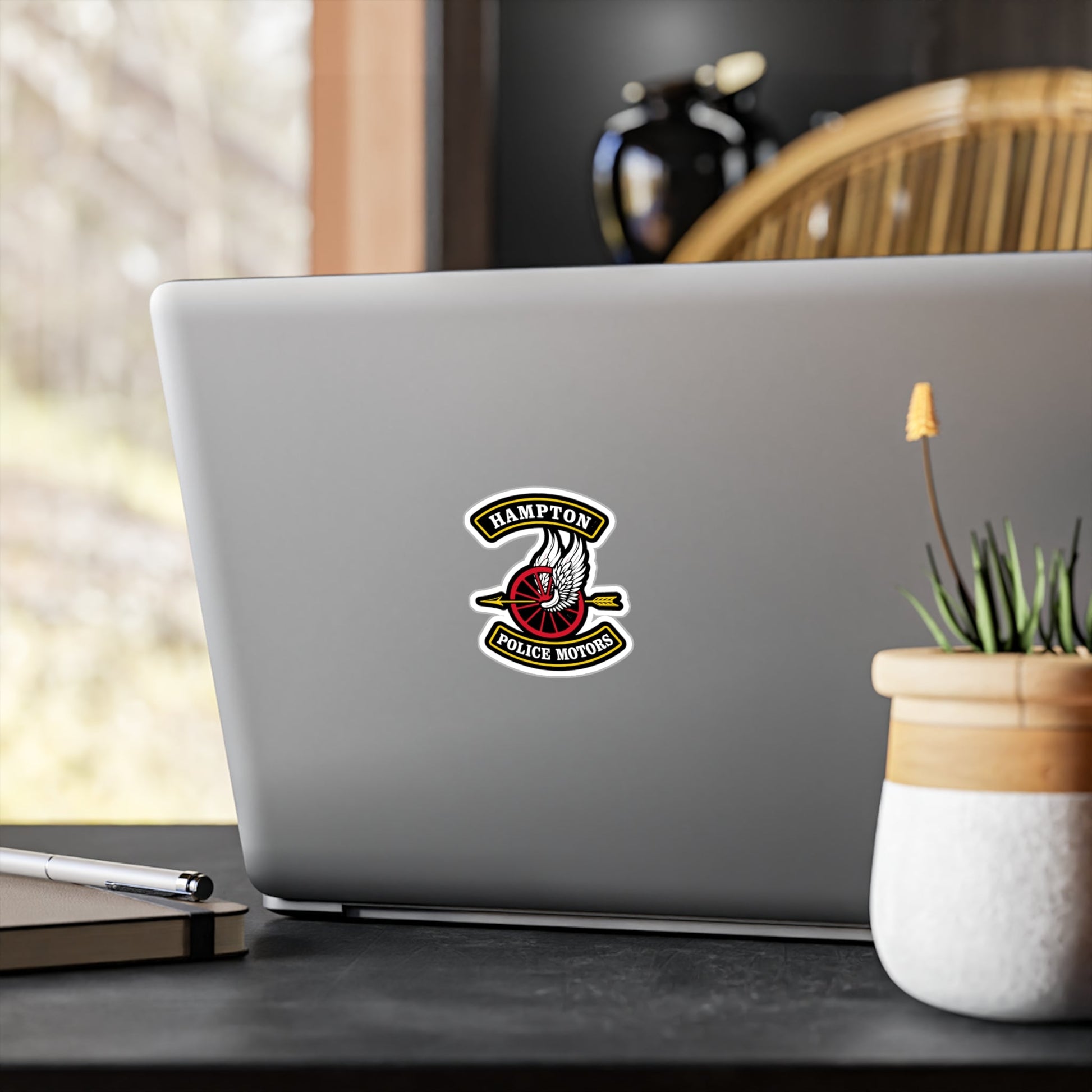 Paper products - Hampton Police Motors - Vinyl Stickers - CUSTOM from SHIRT MONSTERS