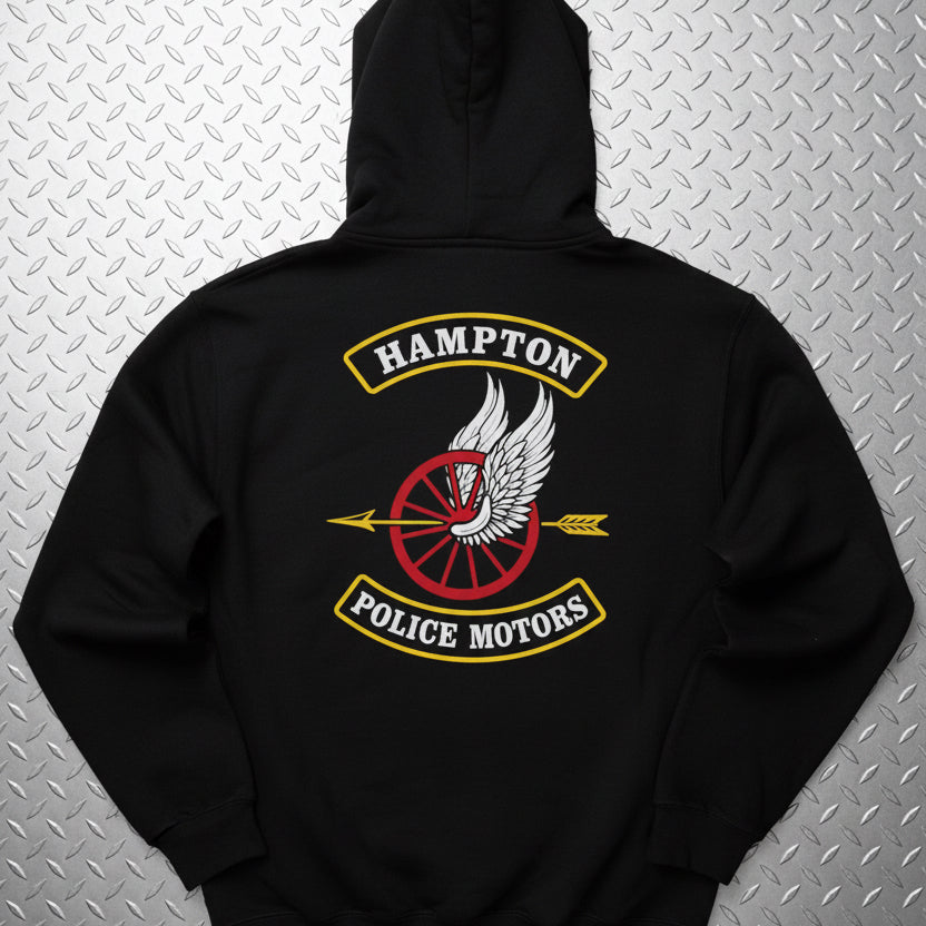 Hoodie - Hampton Police Motors - Zip Hoodie - CUSTOM from SHIRT MONSTERS