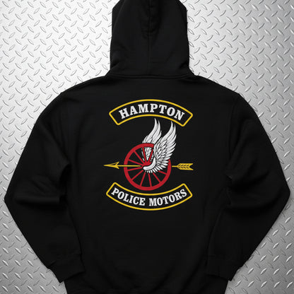 Hoodie - Hampton Police Motors - Zip Hoodie - CUSTOM from SHIRT MONSTERS