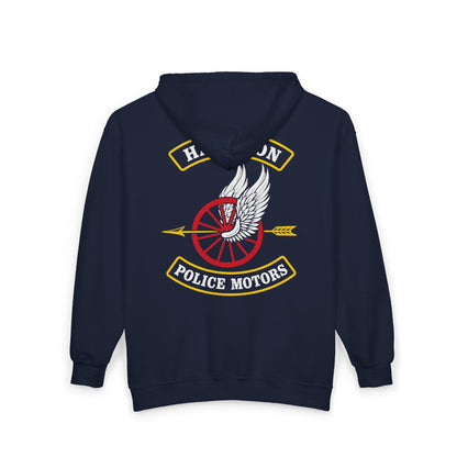 Hoodie - Hampton Police Motors - Zip Hoodie - CUSTOM from SHIRT MONSTERS