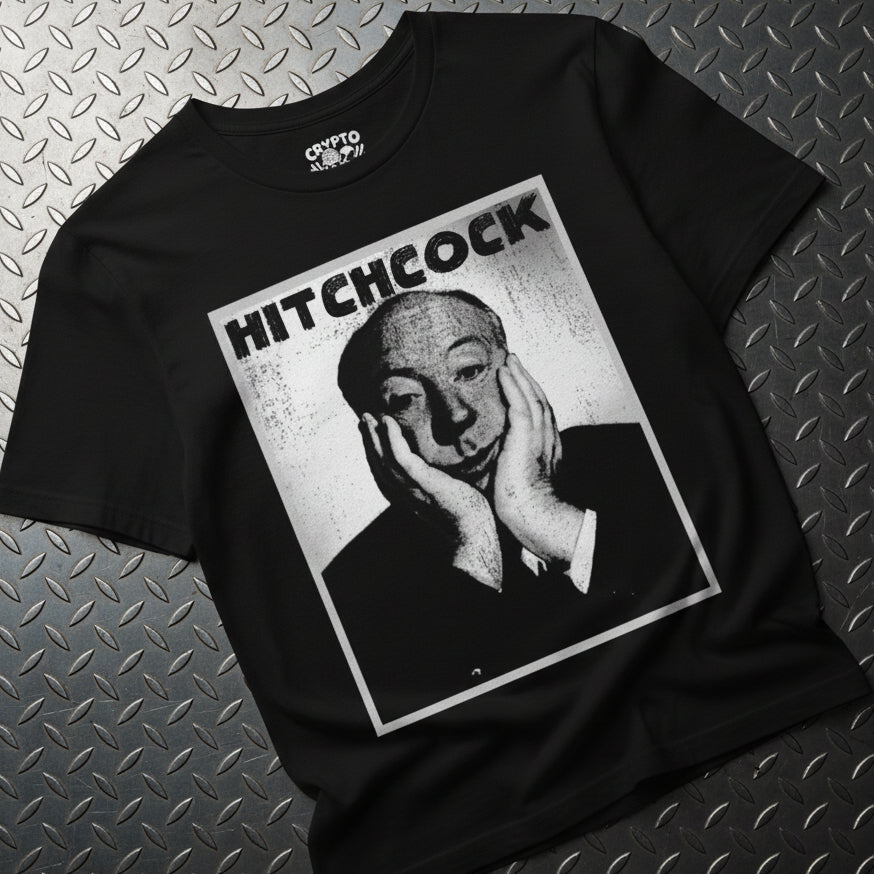 T-Shirt - Hitchcock | Classic Horror Movie and TV | Bella + Canvas Unisex T-shirt from Crypto Zoo Tees