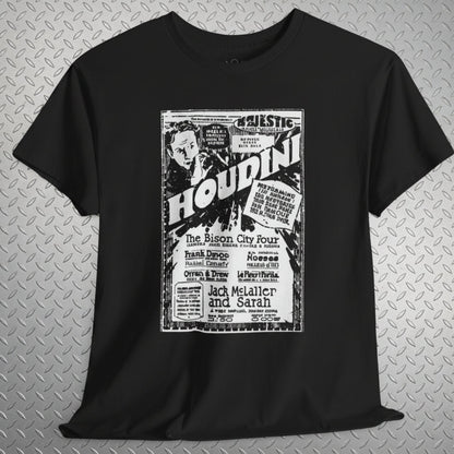 T-Shirt - Houdini Live Shirt | Unisex Heavy Cotton Gildan 5000 | Art & Artists from SHIRT MONSTERS