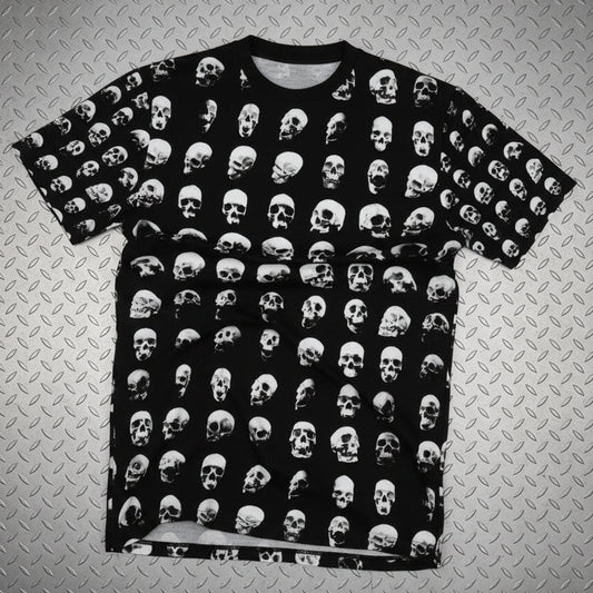 All Over Prints - Human Skulls All Over Print Shirt | Skulls & Skeletons, Horror | Unisex All Over Print Tee | Goth/Gothic from SHIRT MONSTERS