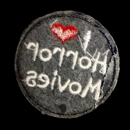 - I Love Horror Movies Patch | Iron On Patch | Horror, Halloween | Goth/Gothic from SHIRT MONSTERS