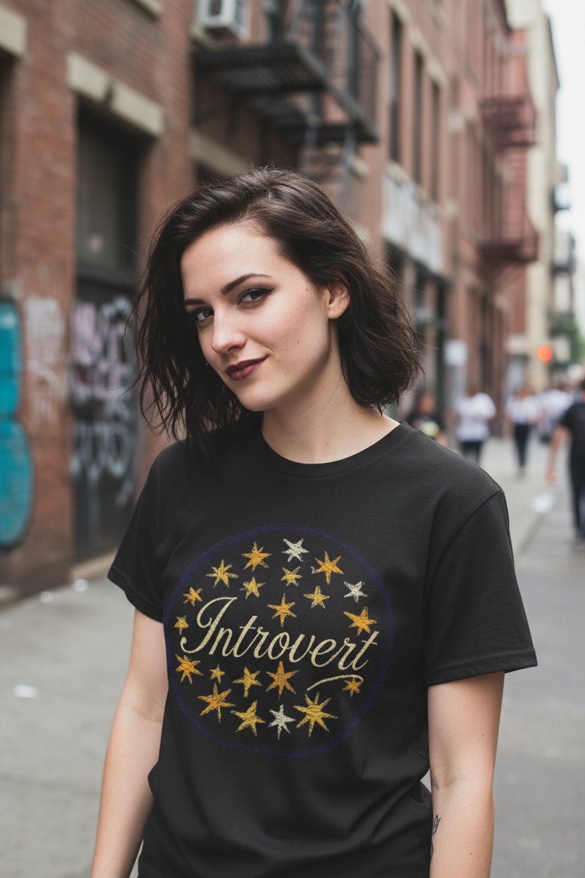 Hoodie - Introvert Shirt | Funny | Retro & Vintage | ❄️ Pullover Hoodie from SHIRT MONSTERS
