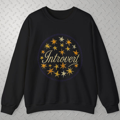Hoodie - Introvert Shirt | Funny | Retro & Vintage | ❄️ Pullover Hoodie from SHIRT MONSTERS