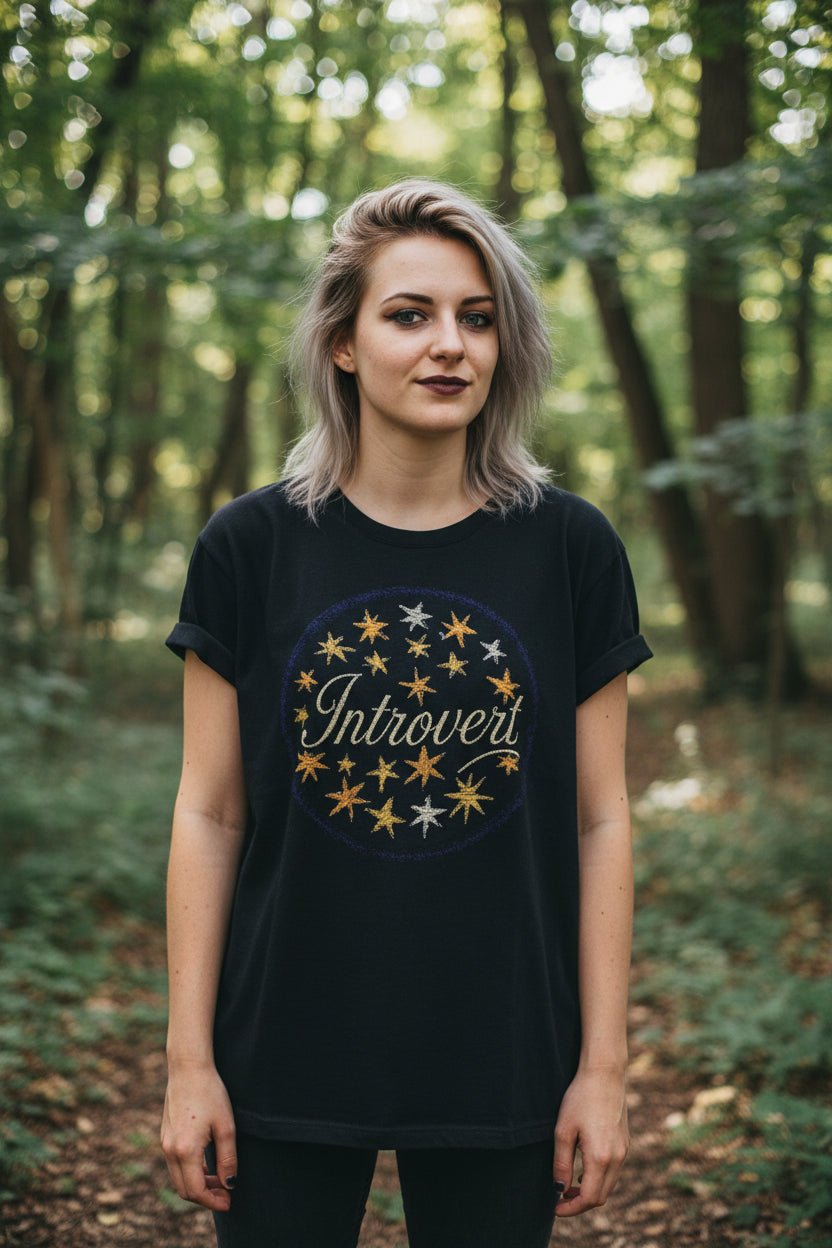 Hoodie - Introvert Shirt | Funny | Retro & Vintage | ❄️ Pullover Hoodie from SHIRT MONSTERS