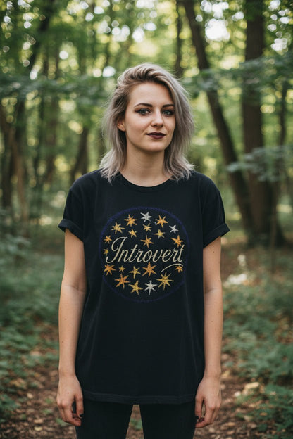 Hoodie - Introvert Shirt | Funny | Retro & Vintage | ❄️ Pullover Hoodie from SHIRT MONSTERS