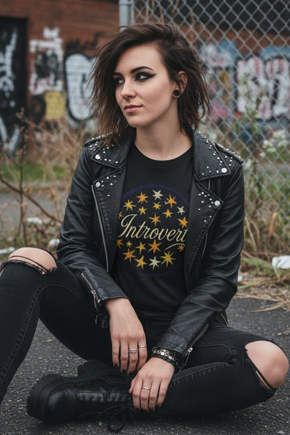 Hoodie - Introvert Shirt | Funny | Retro & Vintage | ❄️ Pullover Hoodie from SHIRT MONSTERS