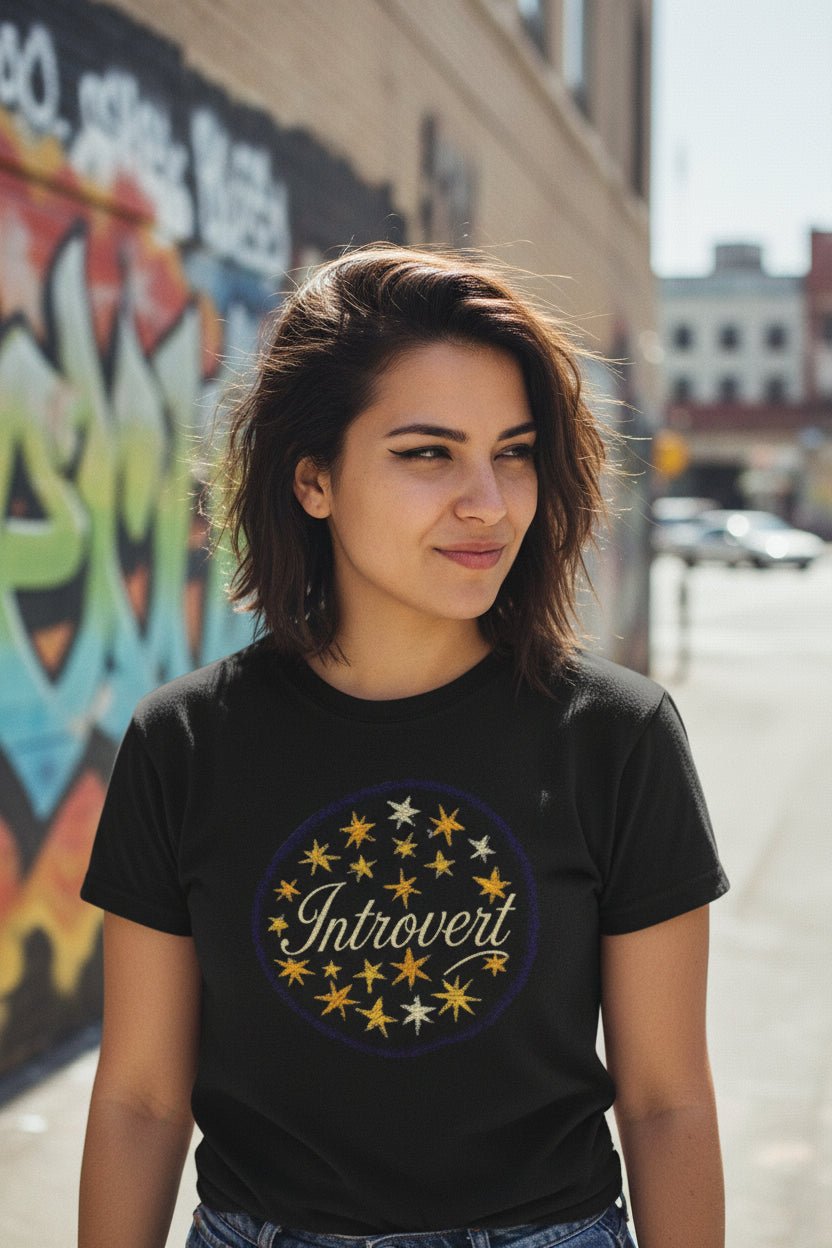 Hoodie - Introvert Shirt | Funny | Retro & Vintage | ❄️ Pullover Hoodie from SHIRT MONSTERS