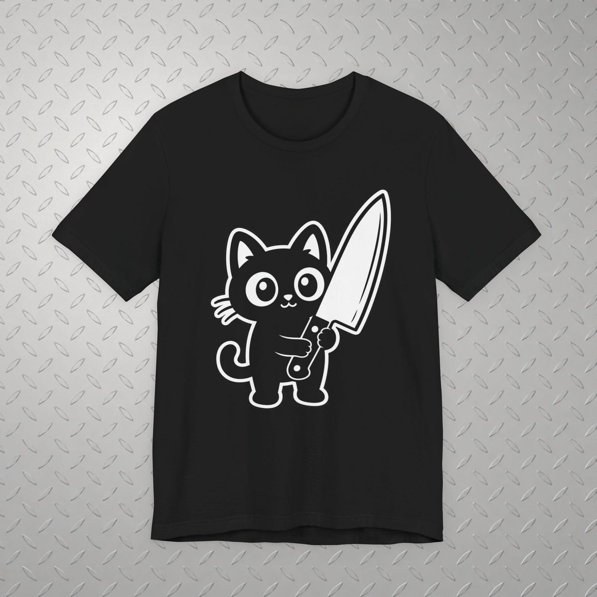 T-Shirt - Knife Cat - Bella from SHIRT MONSTERS