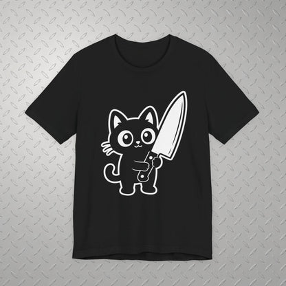T-Shirt - Knife Cat - Bella from SHIRT MONSTERS