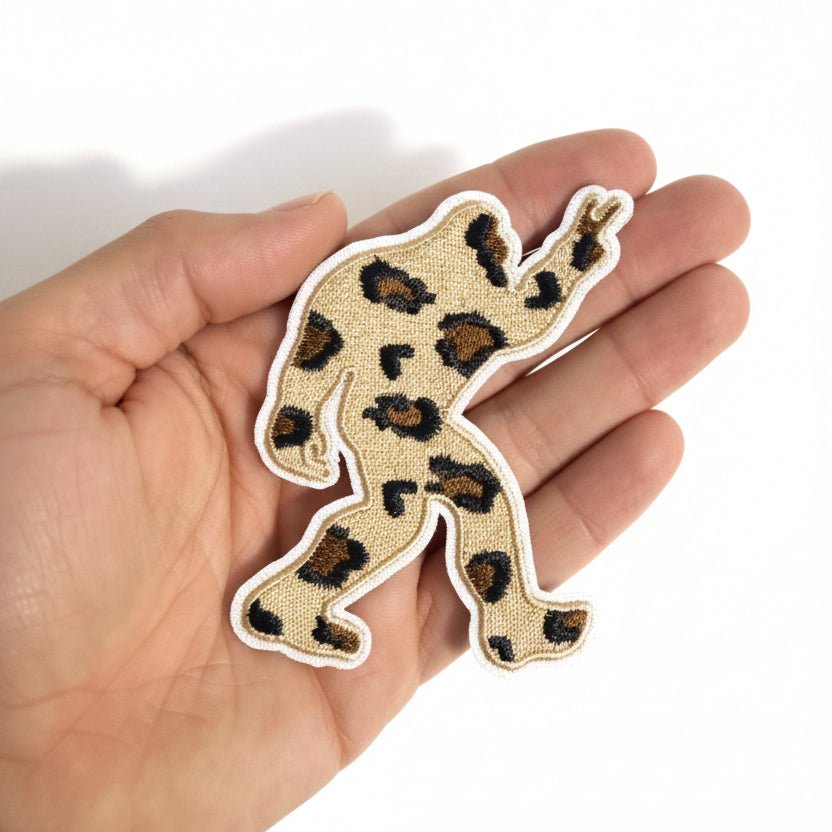 - Leopard Peace Bigfoot Patch | Iron On Patch | Bigfoot, Cryptids from SHIRT MONSTERS