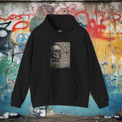 T-Shirt - Life - Sized Skull Ad Apparel | T-shirt, Sweatshirt, Hoodie, Tank | Horror, Skulls & Skeletons | Retro & Vintage from Crypto Zoo Tees