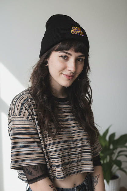 - Local Cryptid Beanie | Cuffed Beanie | Cryptids, Mothman | Retro & Vintage from SHIRT MONSTERS