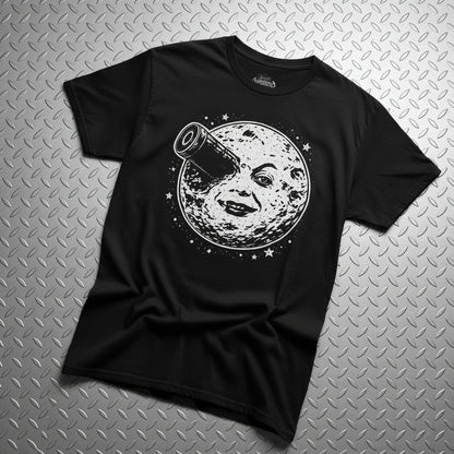 T-Shirt - Man in the Moon Tee | Gildan 5000 | Retro & Vintage, Art from SHIRT MONSTERS (Formally Crypto Zoo Tees)
