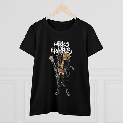 T-Shirt - MERRY KRAMPUS LADIES from Crypto Zoo Tees
