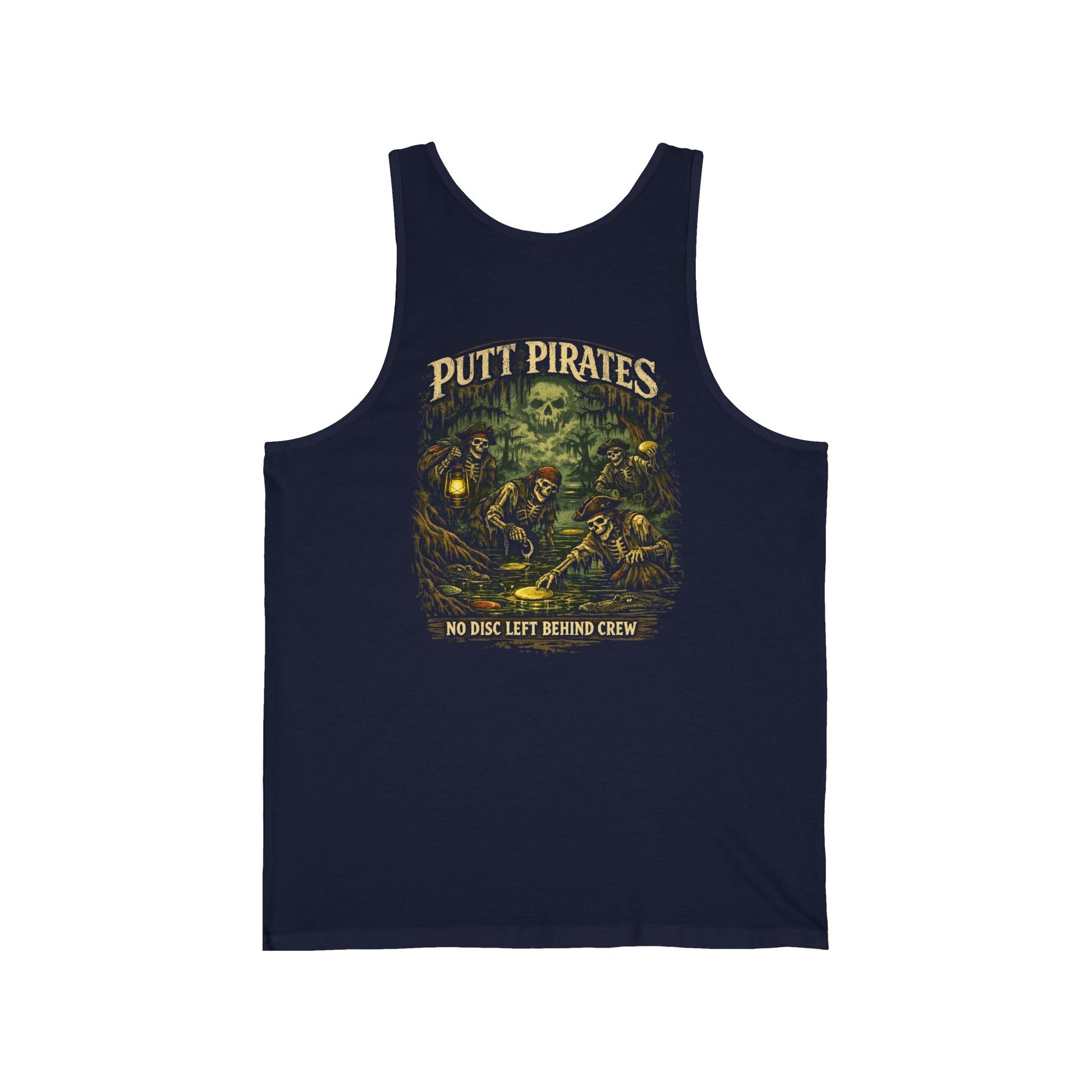 Tank Top - Mike Mui Swamp Crew Tank - Putt Pirates Disc Golf Tank — Putt Pirates Caw Caw! League Tank Top from Crypto Zoo Tees
