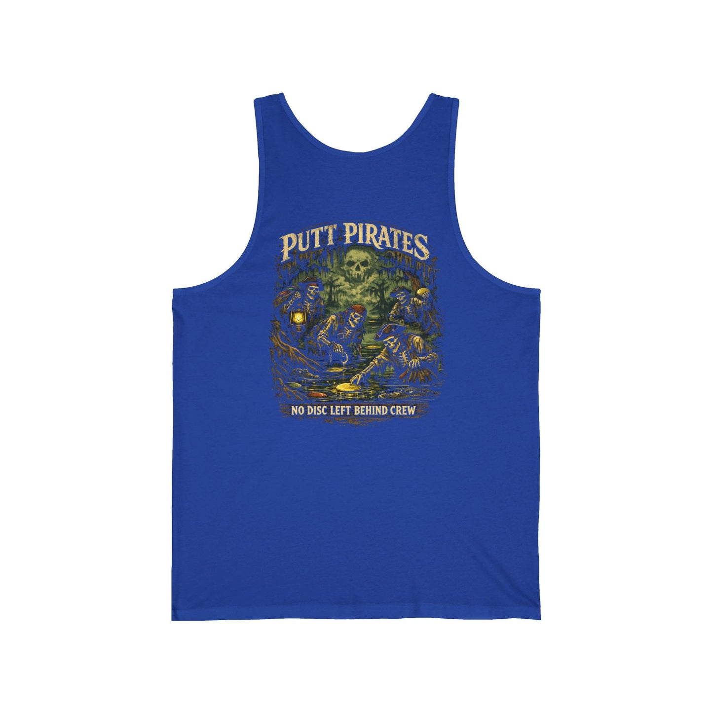 Tank Top - Mike Mui Swamp Crew Tank - Putt Pirates Disc Golf Tank — Putt Pirates Caw Caw! League Tank Top from Crypto Zoo Tees