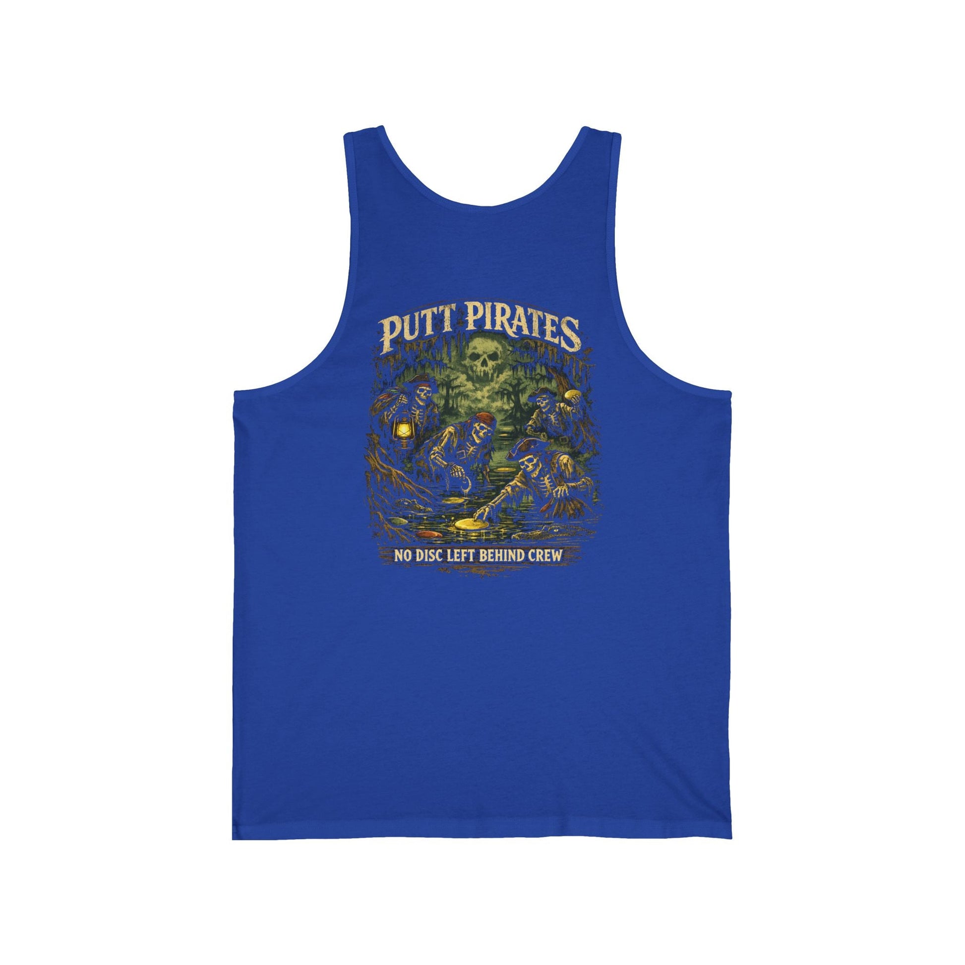 Tank Top - Mike Mui Swamp Crew Tank - Putt Pirates Disc Golf Tank — Putt Pirates Caw Caw! League Tank Top from Crypto Zoo Tees
