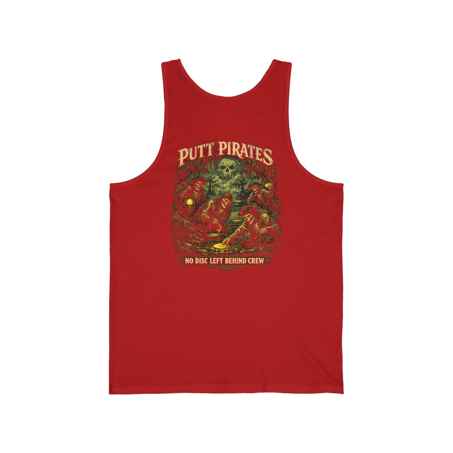 Tank Top - Mike Mui Swamp Crew Tank - Putt Pirates Disc Golf Tank — Putt Pirates Caw Caw! League Tank Top from Crypto Zoo Tees