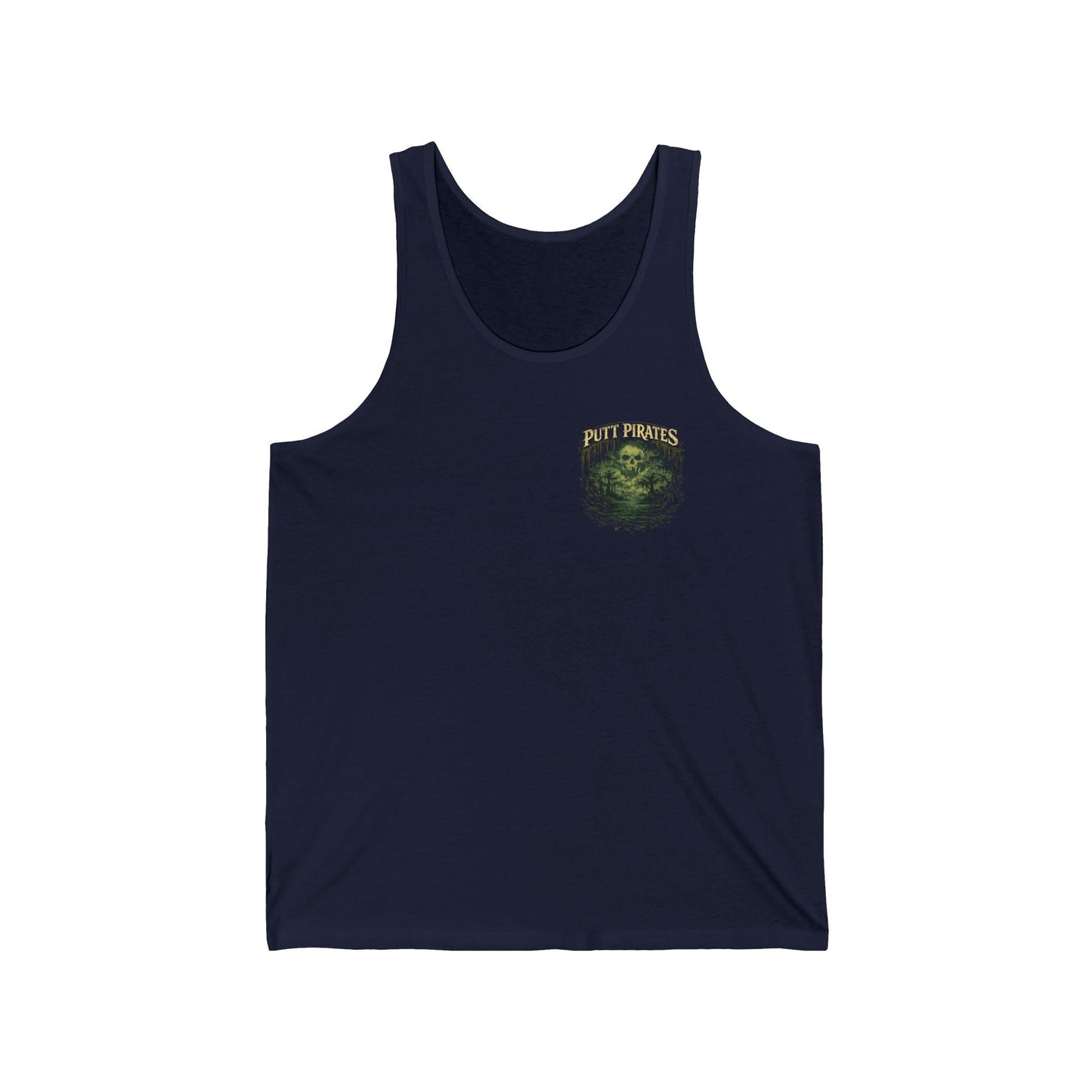 Tank Top - Mike Mui Swamp Crew Tank - Putt Pirates Disc Golf Tank — Putt Pirates Caw Caw! League Tank Top from Crypto Zoo Tees