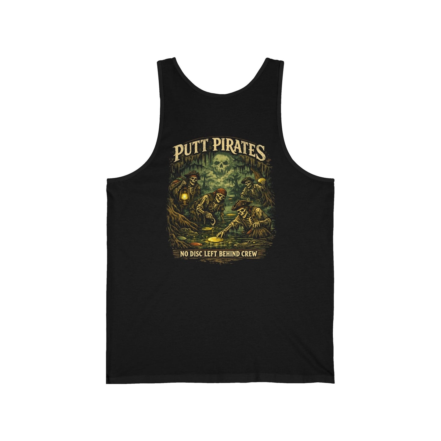 Tank Top - Mike Mui Swamp Crew Tank - Putt Pirates Disc Golf Tank — Putt Pirates Caw Caw! League Tank Top from Crypto Zoo Tees