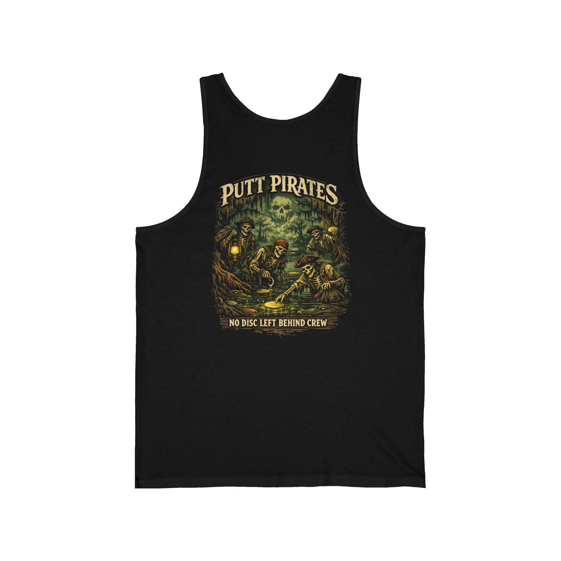 Tank Top - Mike Mui Swamp Crew Tank - Putt Pirates Disc Golf Tank — Putt Pirates Caw Caw! League Tank Top from Crypto Zoo Tees
