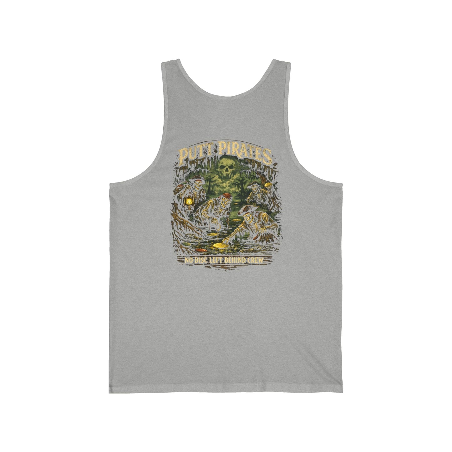 Tank Top - Mike Mui Swamp Crew Tank - Putt Pirates Disc Golf Tank — Putt Pirates Caw Caw! League Tank Top from Crypto Zoo Tees