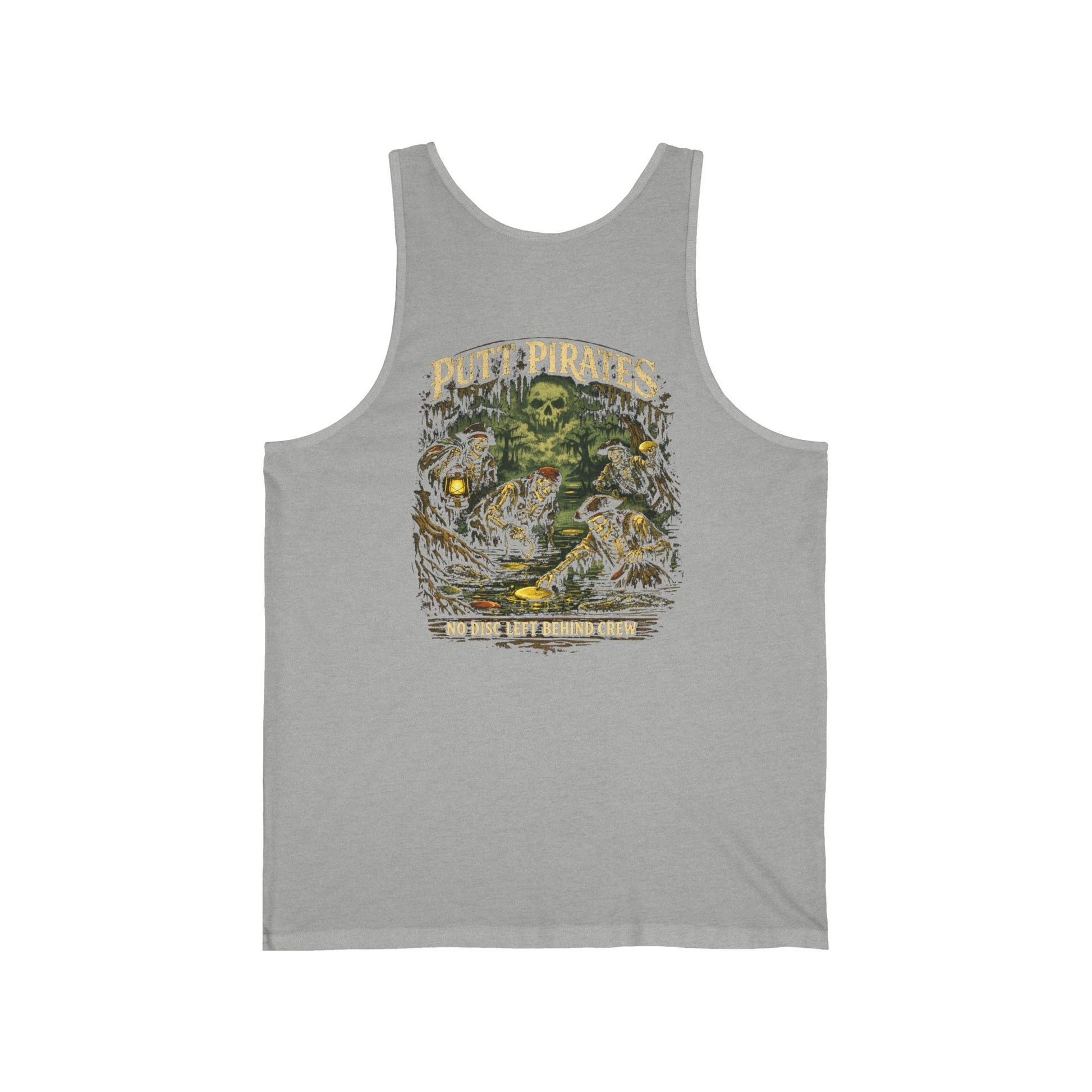 Tank Top - Mike Mui Swamp Crew Tank - Putt Pirates Disc Golf Tank — Putt Pirates Caw Caw! League Tank Top from Crypto Zoo Tees