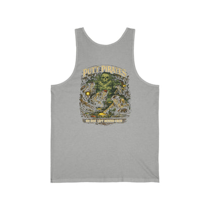 Tank Top - Mike Mui Swamp Crew Tank - Putt Pirates Disc Golf Tank — Putt Pirates Caw Caw! League Tank Top from Crypto Zoo Tees