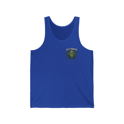 Tank Top - Mike Mui Swamp Crew Tank - Putt Pirates Disc Golf Tank — Putt Pirates Caw Caw! League Tank Top from Crypto Zoo Tees