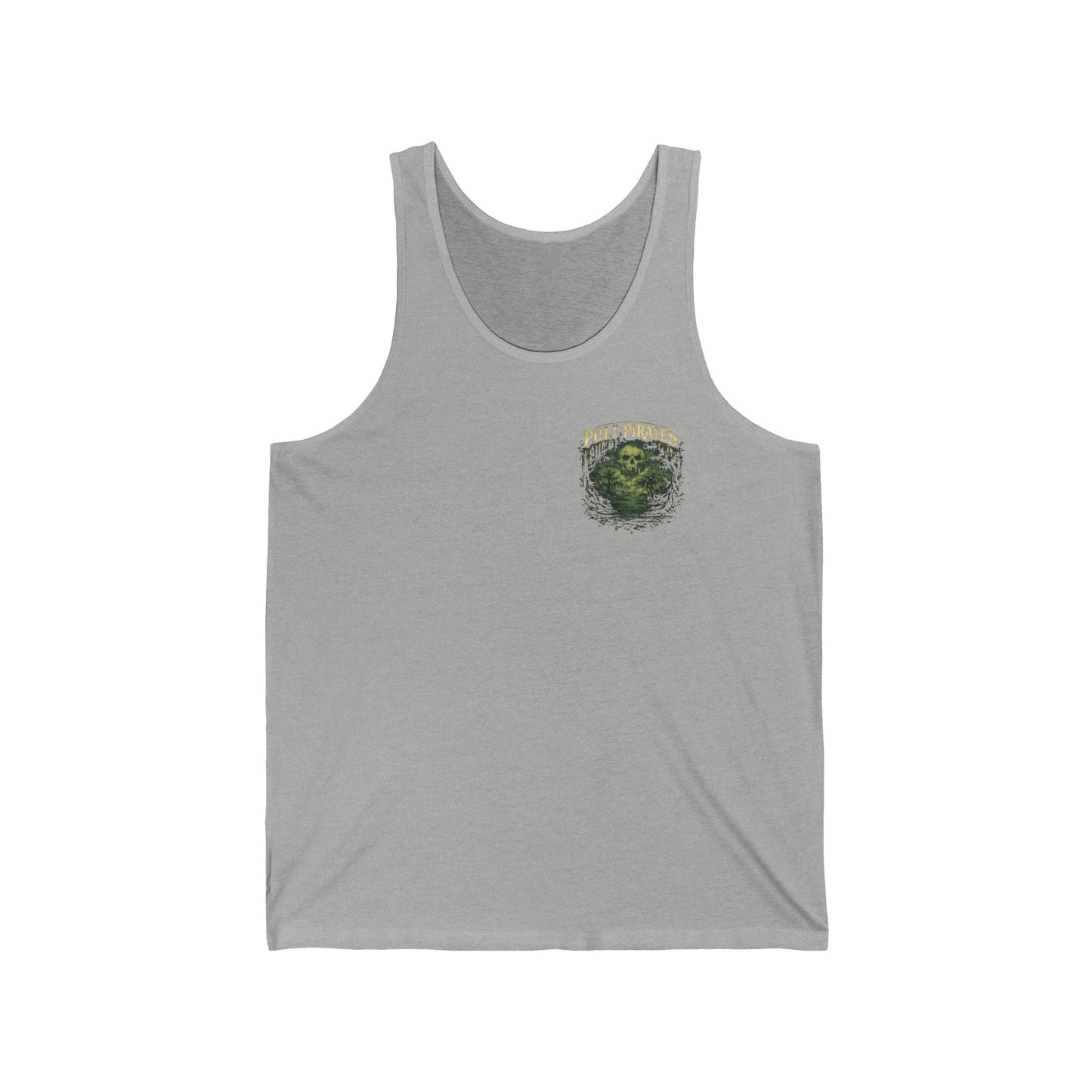 Tank Top - Mike Mui Swamp Crew Tank - Putt Pirates Disc Golf Tank — Putt Pirates Caw Caw! League Tank Top from Crypto Zoo Tees