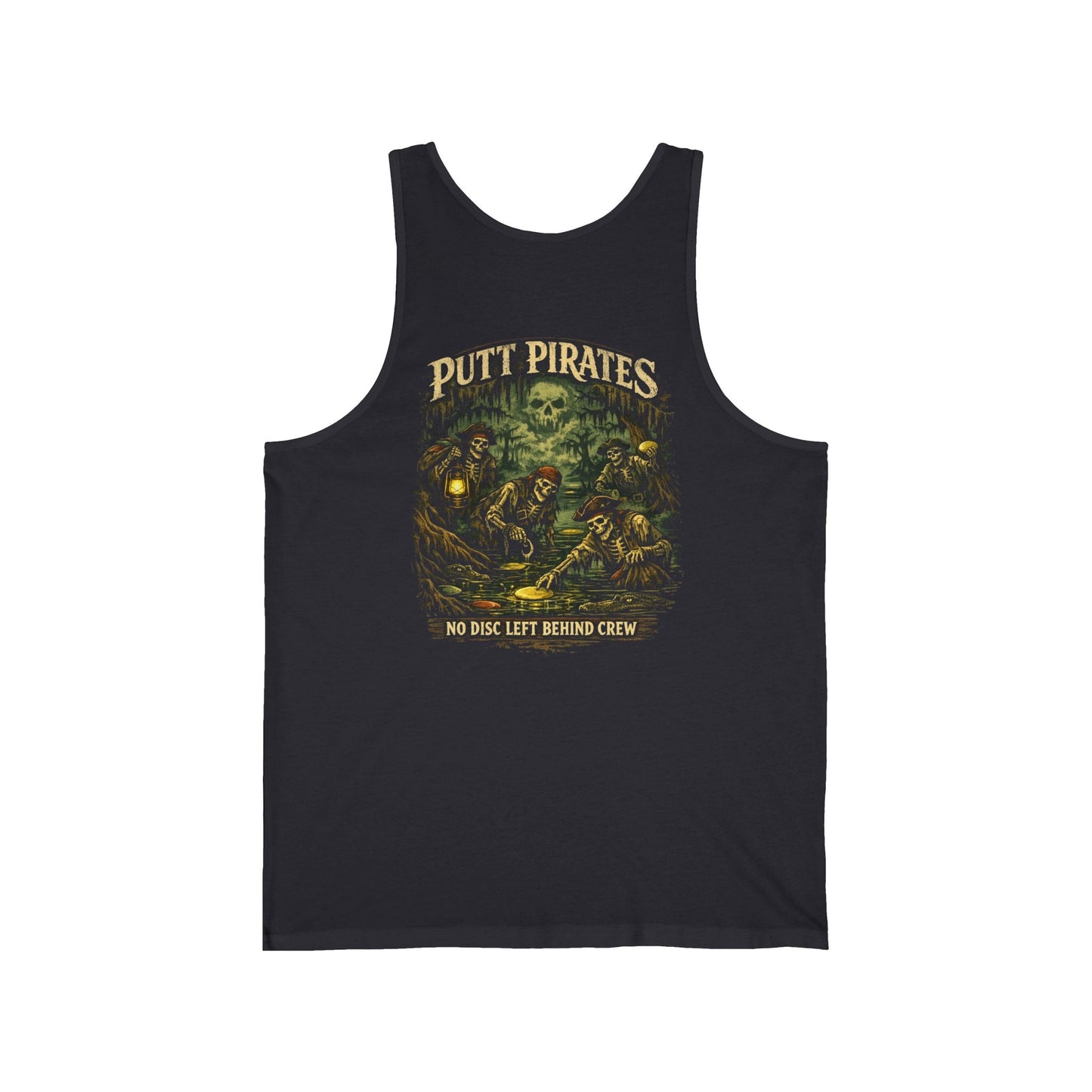 Tank Top - Mike Mui Swamp Crew Tank - Putt Pirates Disc Golf Tank — Putt Pirates Caw Caw! League Tank Top from Crypto Zoo Tees