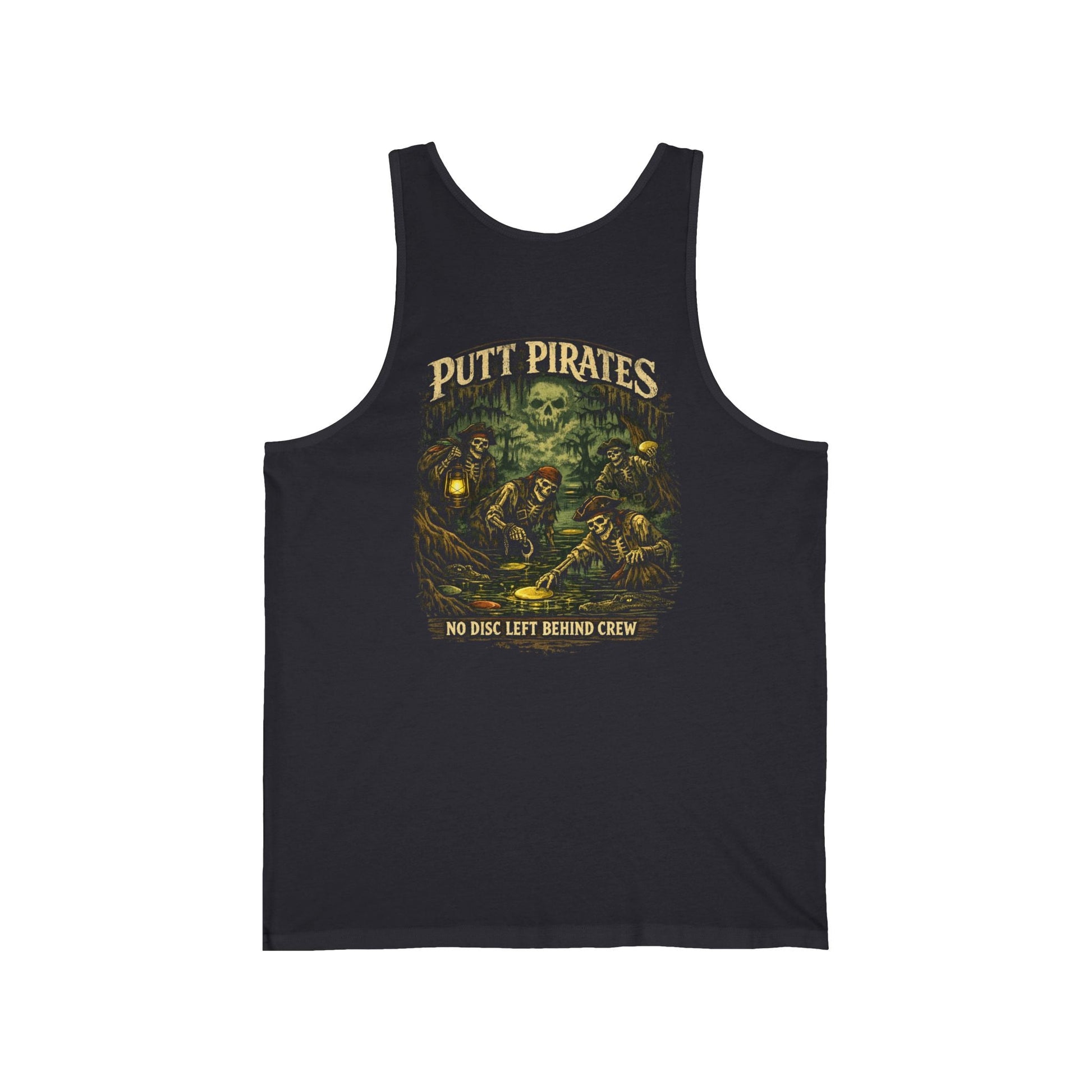 Tank Top - Mike Mui Swamp Crew Tank - Putt Pirates Disc Golf Tank — Putt Pirates Caw Caw! League Tank Top from Crypto Zoo Tees