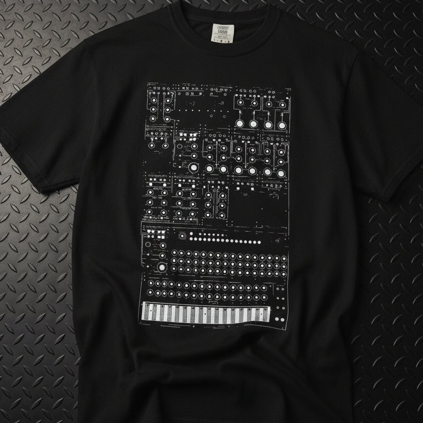 T-Shirt - Modular Synth Shirt | Unisex Heavy Vintage - Unisex Comfort Colors 1717 | Music | Retro & Vintage from SHIRT MONSTERS