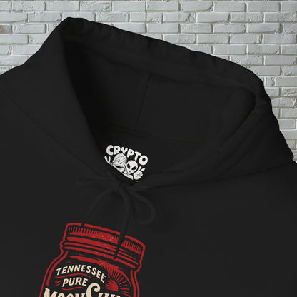 Hoodie - Moonshine Hoodie | Single Sided Pullover Hoodie | Food & Drink from Crypto Zoo Tees