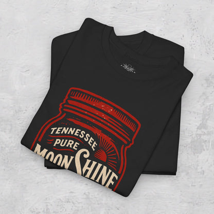 T-Shirt - Moonshine Jar | Unisex T-shirt | Food, Drink, Retro, Vintage | Rockabilly from Crypto Zoo Tees