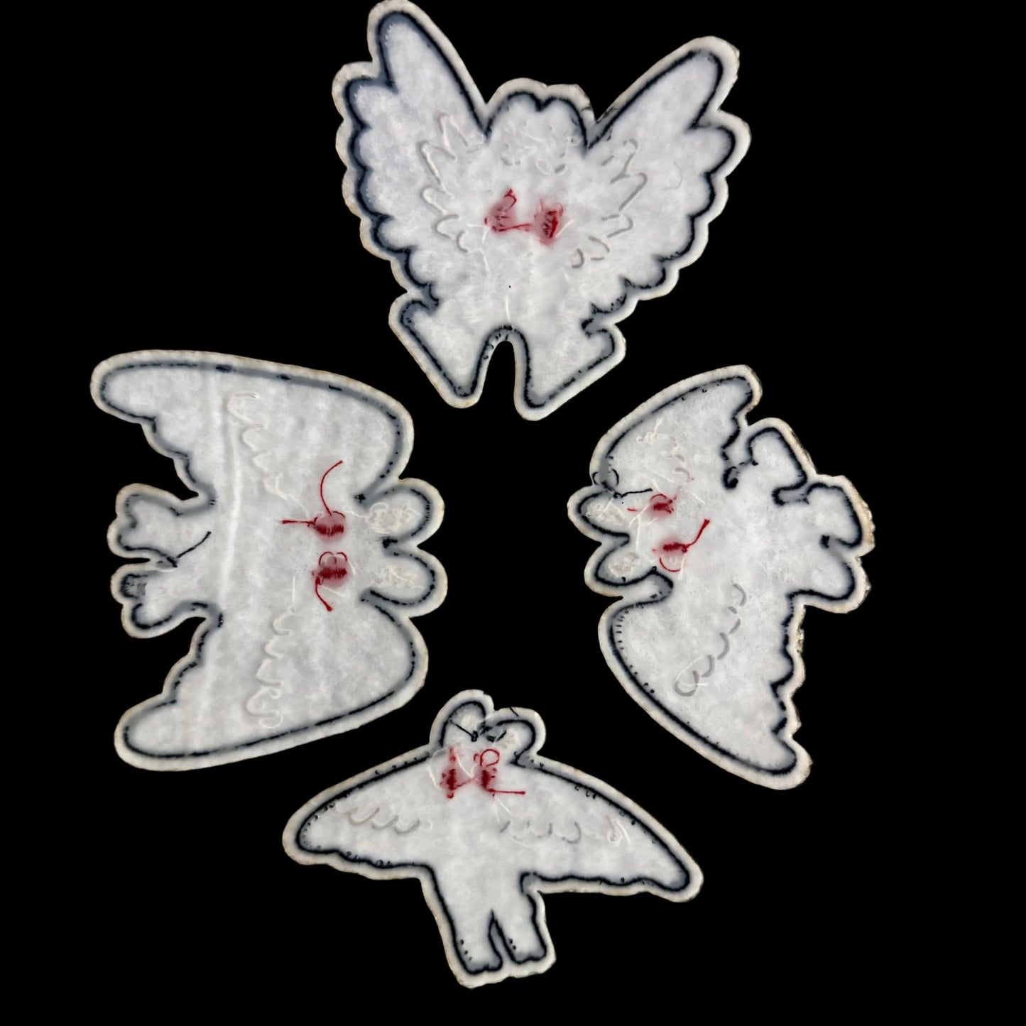 - Mothman Patch Set | Iron On Patch | Mothman, Cryptids | Goth/Gothic from SHIRT MONSTERS