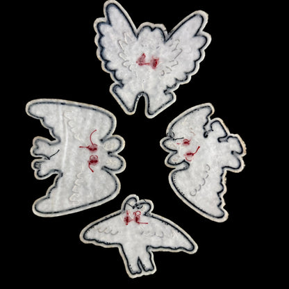 - Mothman Patch Set | Iron On Patch | Mothman, Cryptids | Goth/Gothic from SHIRT MONSTERS