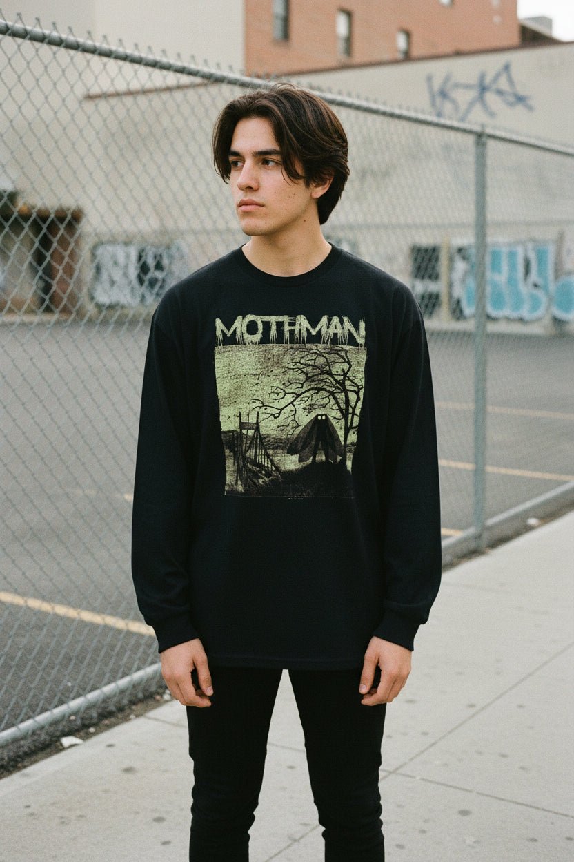 Kids clothes - Mothman Shirt - Cryptids | 👦 Kids Tee from SHIRT MONSTERS
