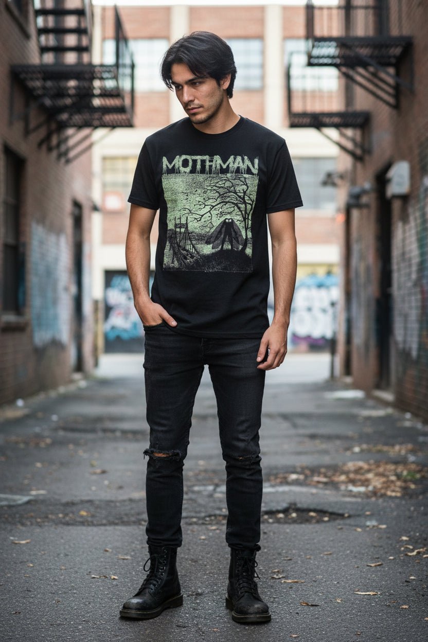 Kids clothes - Mothman Shirt - Cryptids | 👦 Kids Tee from SHIRT MONSTERS