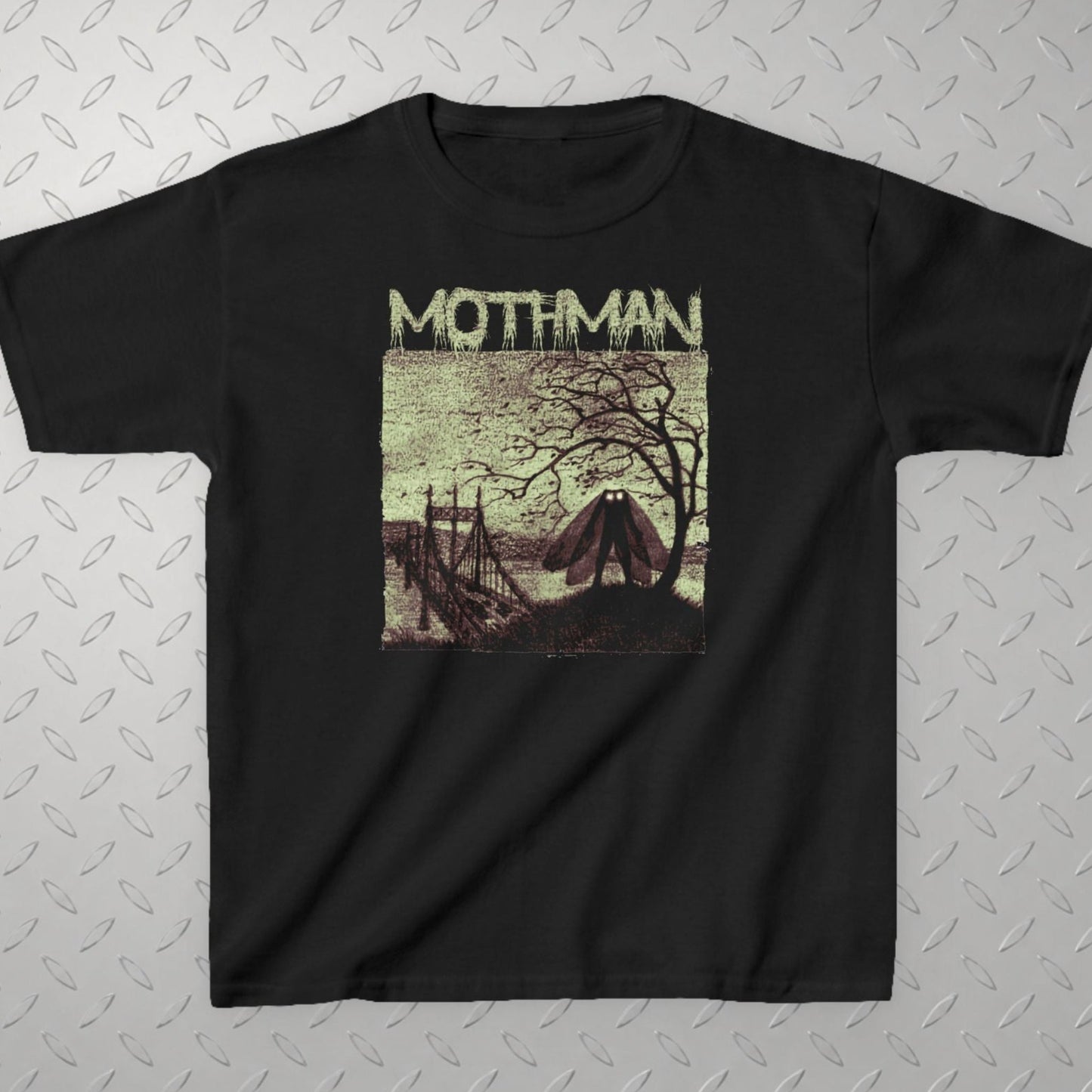 Kids clothes - Mothman Shirt - Cryptids | 👦 Kids Tee from SHIRT MONSTERS