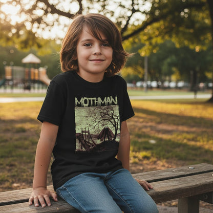 Kids clothes - Mothman Shirt - Cryptids | 👦 Kids Tee from SHIRT MONSTERS